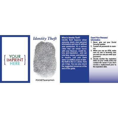 Identity Theft Pocket Pamphlet