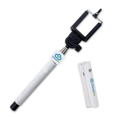 Bluetooth Selfie Stick w/ Powerbank Remote