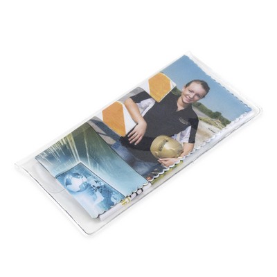 Large Ultra Opper Fiber® Cloth In Vinyl Pouch (10"x 10") - Full-Color