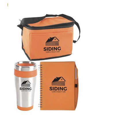 Employee Swag Bundle: Journal,Cooler & Tumbler