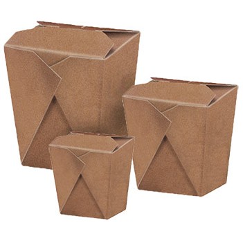 26 Oz. Brown Kraft Chinese Take-Out Box