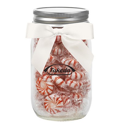 16 Oz. Glass Mason Jar - Starlight Mints