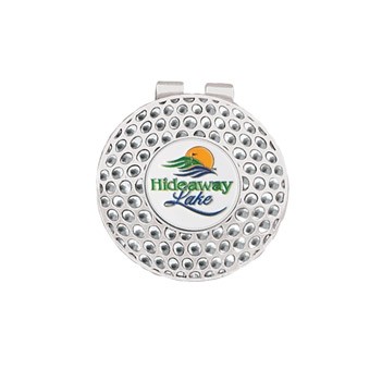 Nickel Golf Ball Money Clip