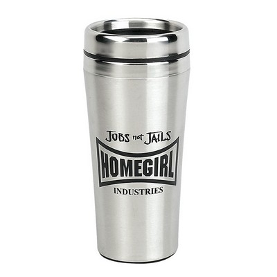 16 Oz. Stainless Steel Tumbler W/Stainless Steel Liner