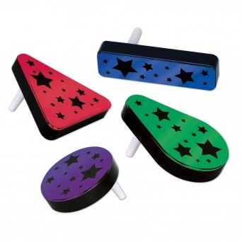 Multi-Color Plastic Metallic Noise Makers