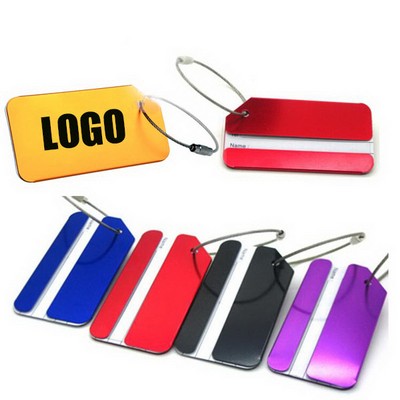 Aluminum Alloy Traveler Luggage Tag