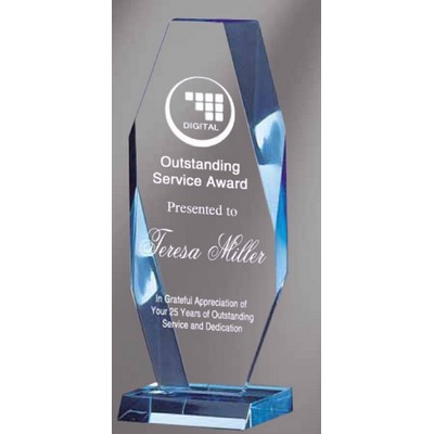 Large Blue Acrylic Millennium Award