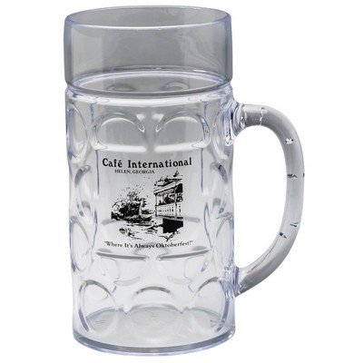 32 oz. Plastic Dimpled German Beer Stein