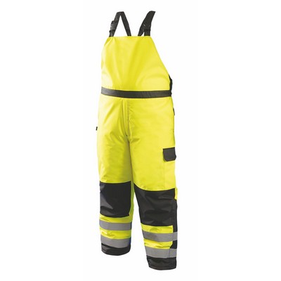 Class E High Visibility Winter Bib Coveralls