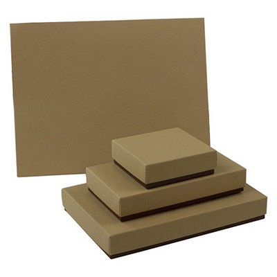 Textured Latte & Cocoa 2 Tone Candy Box (3 1/2"x3 1/4"x1 1/8")