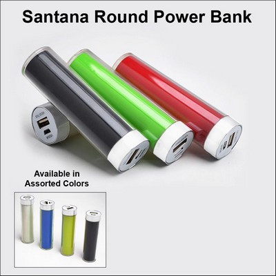 Santana Power Bank - Round - 3000 mAh