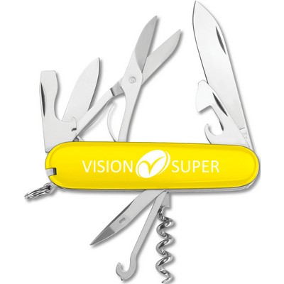 Swiss Army Climber Knife Yellow