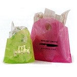 Imprinted Frosty Bag w/Wave Top Die-Cut Handles (12"x10"x4")