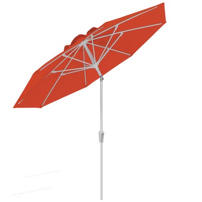 US Made 9 Foot Commercial 8 Panel Market Umbrella w/Crank Lift & Auto Tilt