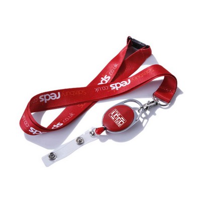 Heat transfer Lanyard W/Badge Holder