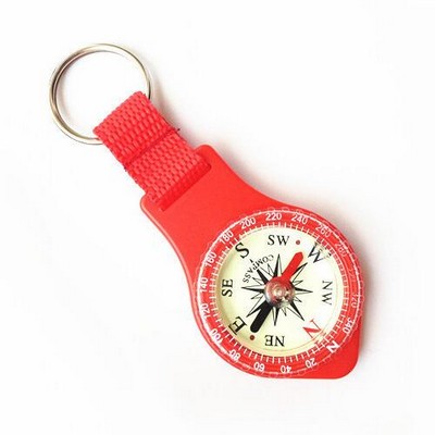 Outdoor Compass Keychain