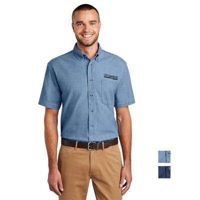 Port & Company® - Short Sleeve Value Denim Shirt