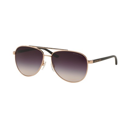 Michael Kors® Women's Rose Gold/Gray Rose Pilot Sunglasses