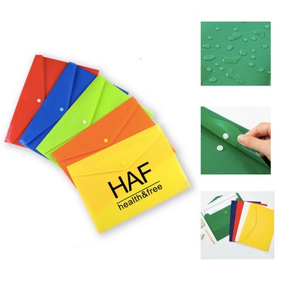 Clear Plastic Envelope File Pocket