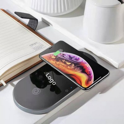 2 in1 Mobile Phone Wireless Charger coffee Mug Warmer