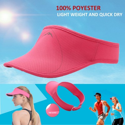 High End Polyester Sports Sun Visor Hat