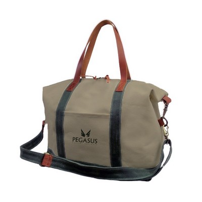 Urban Jet Setter Bag (Dyed Canvas/Waxed Trim)