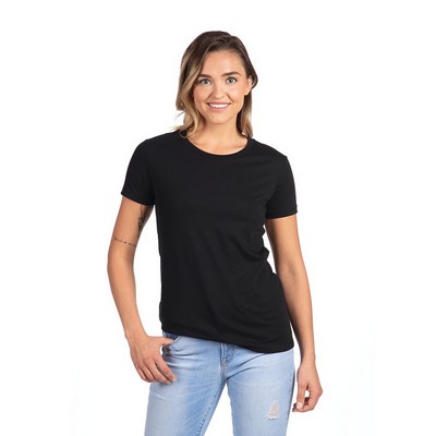 4.3 Oz. Next Level Apparel® Women's 60/40 CVC Crew T-Shirt