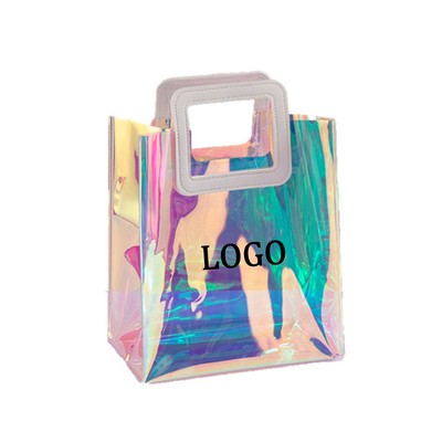 Clear Iridescent Reusable Gift Bag