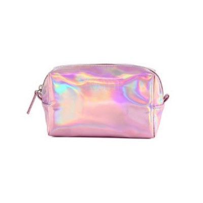 Pu Leather Variousized Holographic Cosmetic Make Up Bag