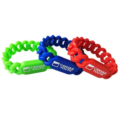 Sports Event Silicone Twist Bracelet ID