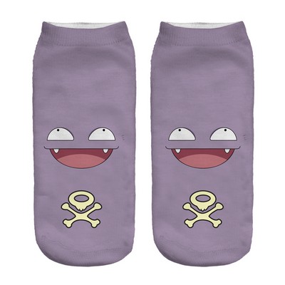 Pokemon Low Cut Short Purple Socks