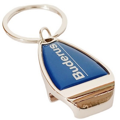 Dome Bottle Opener Keychain