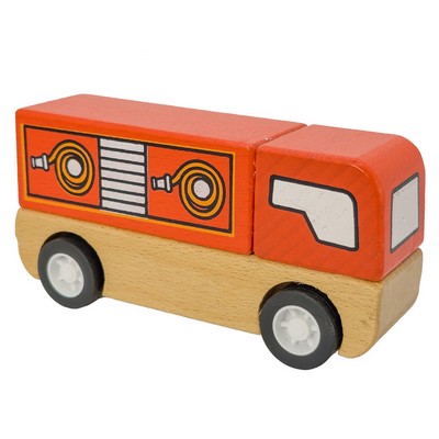 Wooden Fire Truck