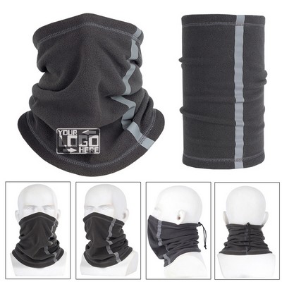 Premium Fleece Neck Gaiter With Reflective Stripe