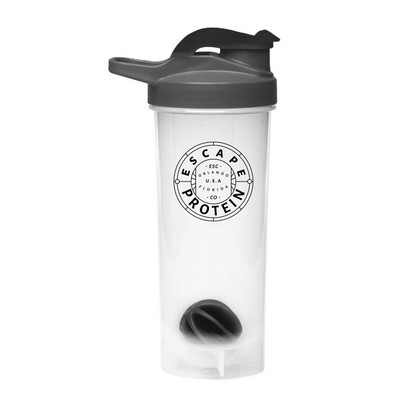 24 oz. Plastic Shaker (1 Color Imprint)