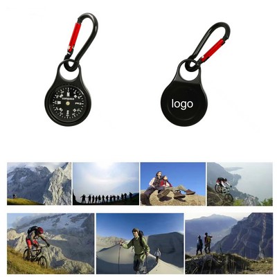 Carabiner With Compass