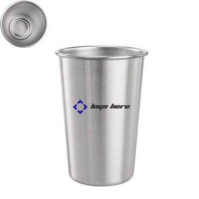 16 Oz Stainless Steel Stadium Party Cup