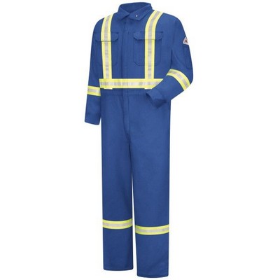 Bulwark™ Men's Premium Coverall w/CSA Reflective Trim - Navy Blue