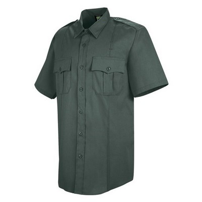 Men's Sentry™ Plus Shirt w/Zipper & Short Sleeves - Spruce Green