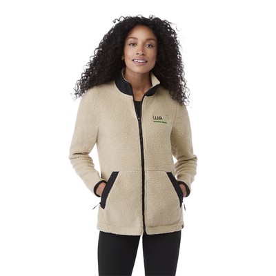 Women's KAHUZI Eco Full Zip Sherpa Fleece Jacket