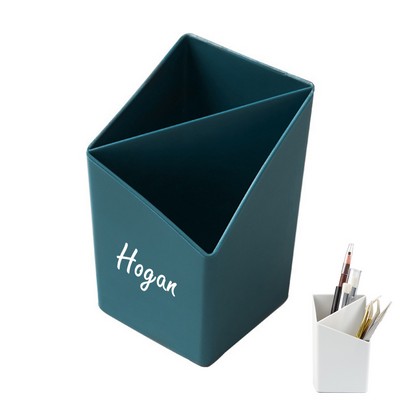 Plastic Multi-function Compartment Pen Holder Storage Box