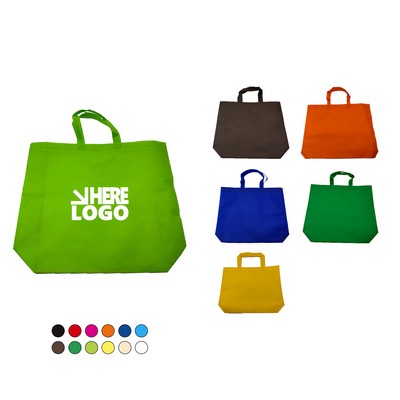 MOQ 50 Budget Non-Woven Shopper Tote Bags