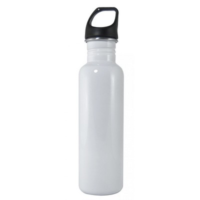 26 oz. White Stainless Steel Excursion Bottle