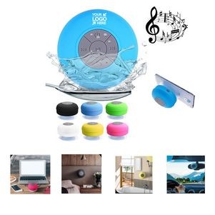 Waterproof Shower Speaker With Suction Cup