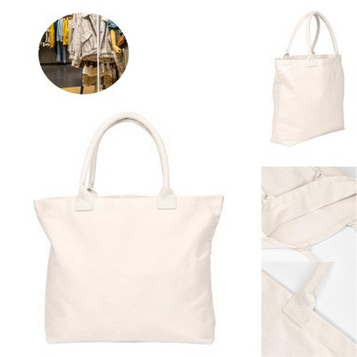 Durable 8oz Cotton Canvas Tote Bag