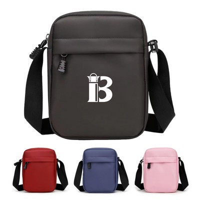 Nylon Mini Messenger Crossbody Bag