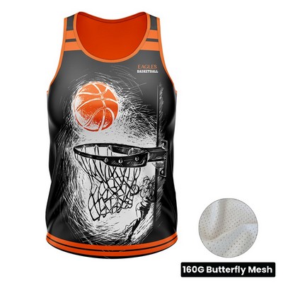 Women's Sublimation Basketball Jersey - Butterfly Mesh