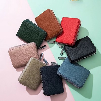 RFID Blocking Leather Wallet