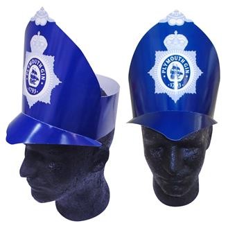 Digital Police Bobby Hat Paper