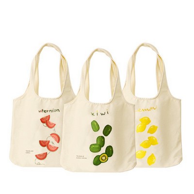 Custom Printed Large Canvas Grocery Bag